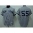 New York Yankees #55 Hideki Matsui Stitched Grey Youth MLB Jersey