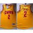 Youth Cleveland Cavaliers #2 Kyrie Irving Gold Revolution 30 Stitched NBA Jersey