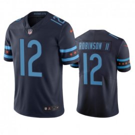 Chicago Chicago Bears #12 Allen Robinson II Navy Vapor Limited City Edition NFL Jersey