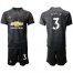 Manchester United #3 Bailly Third Soccer Club Jersey