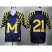 Michigan Wolverines 21# Desmond Howard Navy Blue Under The Lights College Football Jersey
