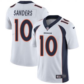 Nike Denver Broncos #10 Emmanuel Sanders White Mens Stitched NFL Vapor Untouchable Limited Jersey