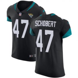 Nike Jacksonville Jaguars #47 Joe Schobert Black Team Color Mens Stitched NFL Vapor Untouchable Elite Jersey