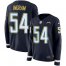 Nike Los Angeles Chargers #54 Melvin Ingram Navy Blue Team Color Womens Stitched NFL Limited Therma Long Sleeve Jersey