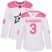 Adidas Dallas Stars #3 John Klingberg White/Pink Authentic Fashion Womens Stitched NHL Jersey