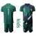 France #1 Lloris Green Goalkeeper Kid Soccer Country Jersey
