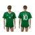 Mexico #10 Blanco Green Home Soccer Country Jersey