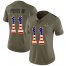 Nike Cincinnati Bengals #11 John Ross III Olive/USA Flag Womens Stitched NFL Limited 2017 Salute to Service Jersey
