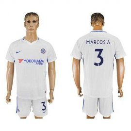 Chelsea #3 Marcos A. Away Soccer Club Jersey