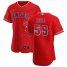 Los Angeles Angels #59 Jo Adell Mens Nike Red Alternate 2020 Authentic Player MLB Jersey