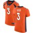 Nike Denver Broncos #3 Drew Lock Orange Team Color Mens Stitched NFL Vapor Untouchable Elite Jersey