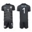 Uruguay #1 Muslera Black Goalkeeper Soccer Country Jersey
