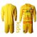 Paris Saint Germain Blank Yellow Goalkeeper Long Sleeves Kid Soccer Club Jersey