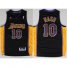 Los Angeles Lakers 10 Steve Nash Black Revolution 30 Swingman NBA Jerseys Purple Number 2013 New Style Cheap