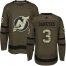Adidas New Jersey Devils #3 Ken Daneyko Green Salute to Service Stitched NHL Jersey