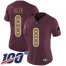 Nike Washington Football Team #8 Kyle Allen Burgundy Red Alternate Womens Stitched NFL 100th Season Vapor Untouchable Limited Jersey