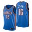 Nike Oklahoma City Thunder #16 Ty Jerome Blue Mens 2021-22 NBA 75th Anniversary Diamond Swingman Jersey – Icon Edition Mens