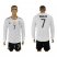 Germany #7 Draxler White Home Long Sleeves Soccer Country Jersey