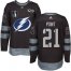 Adidas Tampa Bay Lightning #21 Brayden Point Black 2022 Stanley Cup Final Patch 100th Anniversary Stitched NHL Jersey Mens