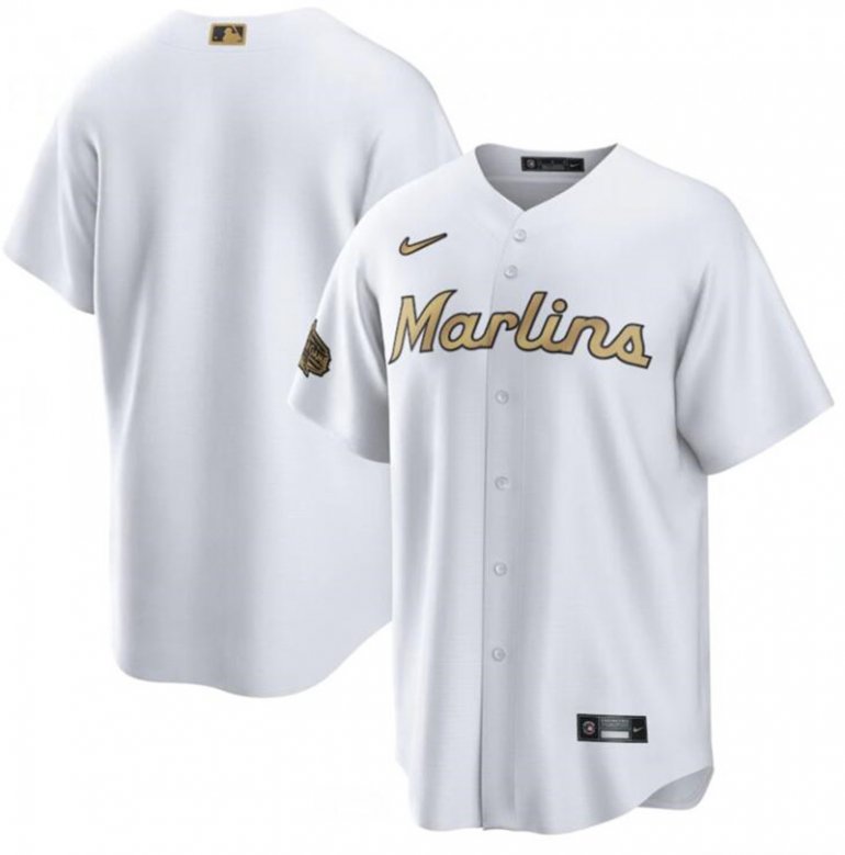 Marlins Blank White Nike 2022 MLB All Star Cool Base Jersey Marlins Blank White Nike 2022 MLB All Star Cool Base Jersey