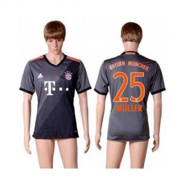 Bayern Munchen #25 Muller Away Soccer Club Jersey