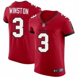 Tampa Bay Buccaneers #3 Jameis Winston Mens Nike Red Vapor Elite Jersey