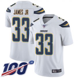 Nike Los Angeles Chargers #33 Derwin James Jr White Youth Stitched NFL 100th Season Vapor Limited Jersey