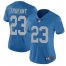 Nike Detroit Lions #23 Desmond Trufant Blue Throwback Womens Stitched NFL Vapor Untouchable Limited Jersey
