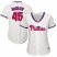Philadelphia Phillies #45 Tug McGraw Cream Alternate Womens Stitched MLB Jersey