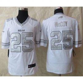 Nike Buffalo Bills #25 LeSean McCoy White Mens Stitched NFL Limited Platinum Jersey