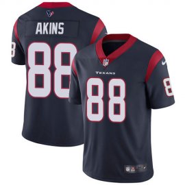Nike Houston Texans #88 Jordan Akins Navy Blue Team Color Youth Stitched NFL Vapor Untouchable Limited Jersey