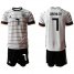 Germany #7 Draxler White Home Soccer Country Jersey