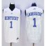 Kentucky Wildcats #1 Skal Labissiere White Basketball Stitched NCAA Jersey