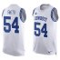 Nike Dallas Cowboys #54 Jaylon Smith White Mens Stitched NFL Limited Tank Top Jersey