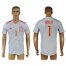 Spain #1 Casillas Away Soccer Country Jersey