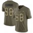 Nike Washington Football Team #98 Matt Ioannidis Olive/Camo Mens Stitched NFL Limited 2017 Salute To Service Jersey