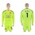 Manchester United #1 De Gea Shiny Green Goalkeeper Long Sleeves Soccer Club Jersey
