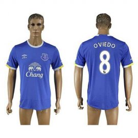 Everton #8 Oviedo Home Soccer Club Jersey