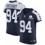 Nike Dallas Cowboys #94 Randy Gregory Navy Blue Thanksgiving Mens Stitched With Established In 1960 Patch NFL Vapor Untouchable Throwback Elite Jersey