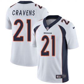 Nike Denver Broncos #21 Sua Cravens White Mens Stitched NFL Vapor Untouchable Limited Jersey