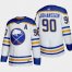 Buffalo Sabres #90 Marcus Johansson Mens Adidas 2020-21 Away Authentic Player Stitched NHL Jersey White