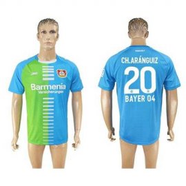 Bayer Leverkusen #20 Ch.Aranguiz Sec Away Soccer Club Jersey