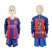 Barcelona #2 Douglas Home Long Sleeves Kid Soccer Club Jersey