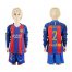 Barcelona #2 Douglas Home Long Sleeves Kid Soccer Club Jersey