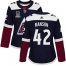 Adidas Colorado Avalanche #42 Josh Manson Navy Womens 2022 Stanley Cup Champions Alternate Authentic Stitched NHL Jersey Womens