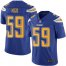 Nike Los Angeles Chargers #59 Nick Vigil Electric Blue Mens Stitched NFL Limited Rush Jersey