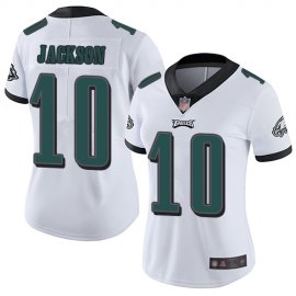 Nike Philadelphia Eagles #10 DeSean Jackson White Womens Stitched NFL Vapor Untouchable Limited Jersey
