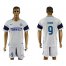 Inter Milan #9 Icardi White Away Soccer Club Jersey