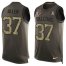 Nike Atlanta Falcons #37 Ricardo Allen Green Mens Stitched NFL Limited Salute To Service Tank Top Jersey