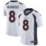 Nike Denver Broncos #8 Brandon McManus White Mens Stitched NFL Vapor Untouchable Limited Jersey